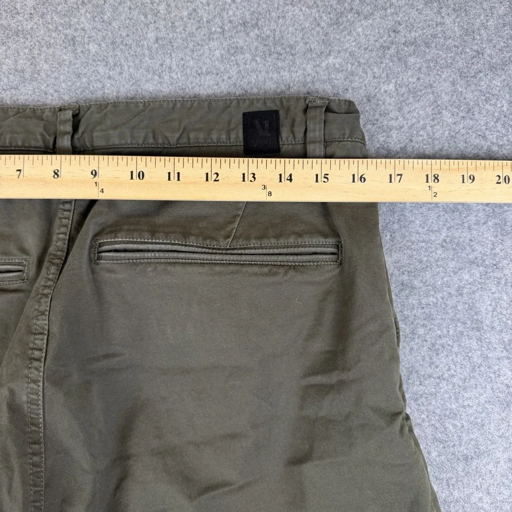 Vuori Collins Chino Pants Mens 33 V433 Olive Green Cotton Stretch Slacks Golf